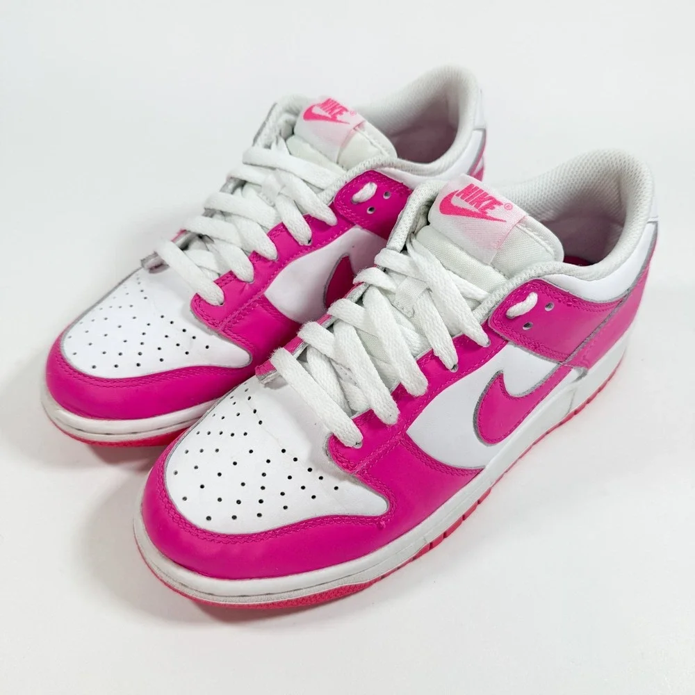 Nike Dunk Low GS Pink White FB9109-102 Youth 6Y Womens‎ 7.5 Sneakers